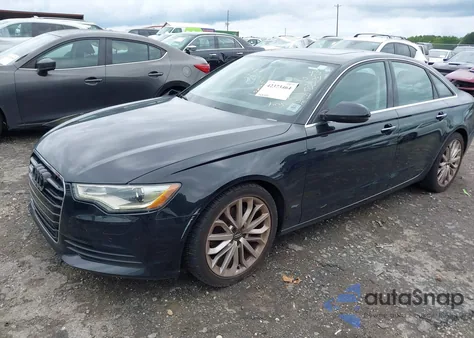 2013 Audi A6 2.0T Premium из США, поврежденный, VIN WAUGFAFC4DN131779